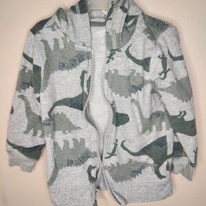 Toddler Dino Zip Up Jacket